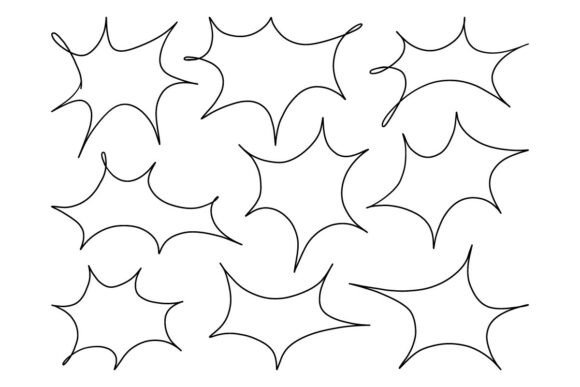 Amplify Your Visual Storytelling with Dynamic Comic Burst Shape Vector Sets