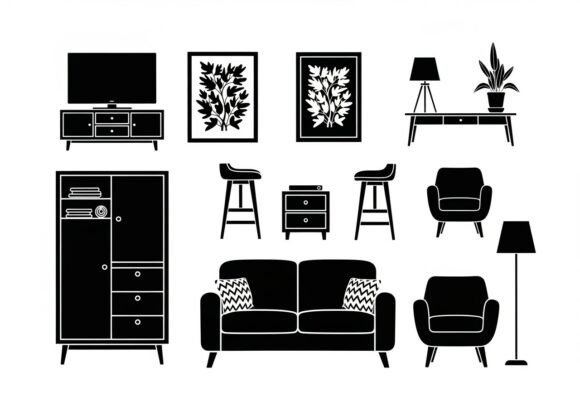 Black and White Living Room Furniture: A Strategic Design Approach