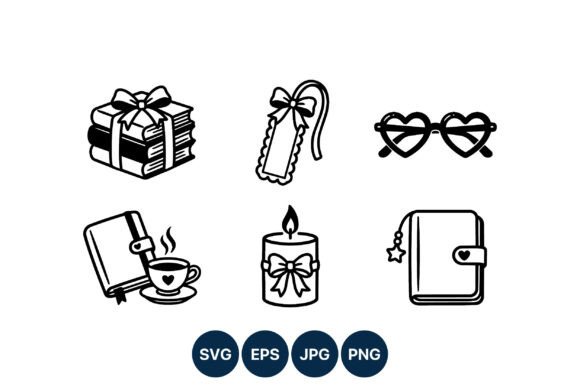 Books Candle Cup Heart Charm Icons: A Practical Evaluation for Designers