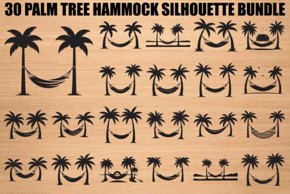 Bringing Paradise to Your Craft Projects with the Palm Tree Hammock Silhouette Bundle