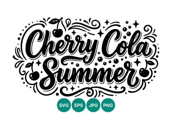 Cherry Cola Summer Hand Lettering: A Practical Asset for Creative Workflows