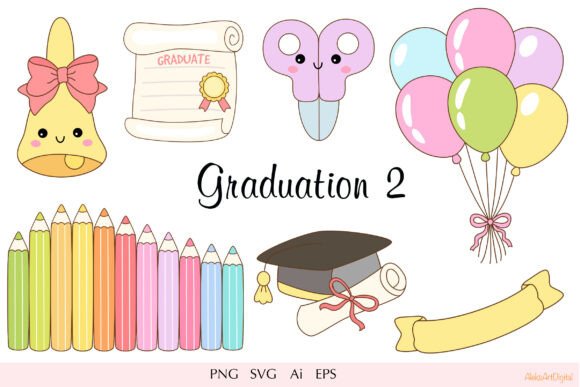 Cute Graduation Clipart Part 2 - School: A Strategic Asset for Creative Workflows