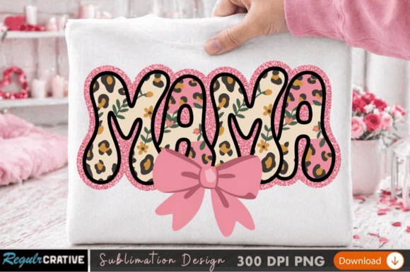 Elevating Your Print on Demand Business with Cute Mama Sublimation Design T-Shirt Artwork