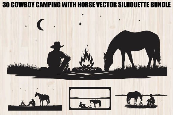 Exploring the Versatility of the Cowboy Camping Horse Bundle for Creative Projects