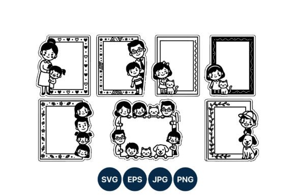 Family and Pets Cartoon Frames: A Practical Guide for Designers and Creators