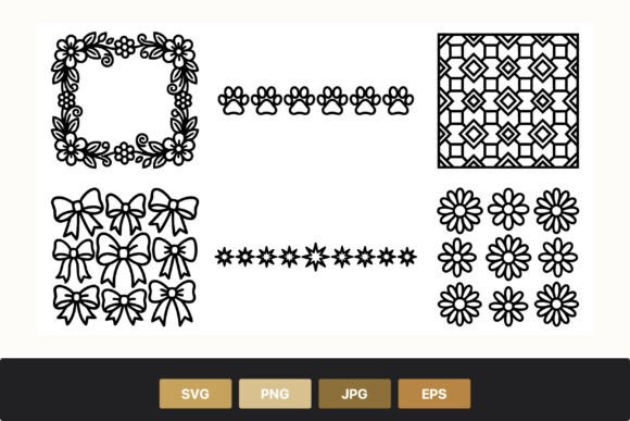 Floral Frame Paw Print Star Borders: A Practical Evaluation for Designers