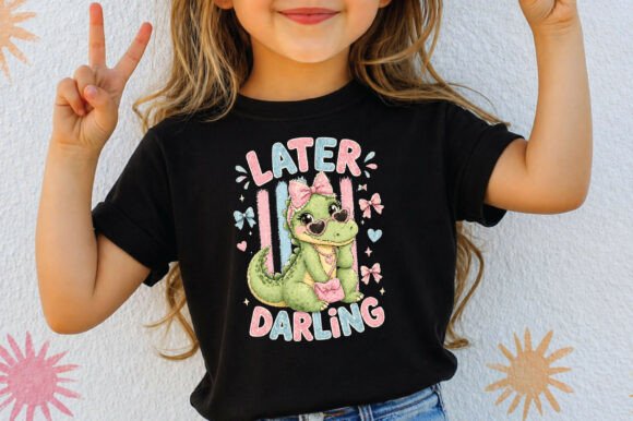Introducing the Later Darling Crocodile Summer Girl PNG: A Style Statement for Creators