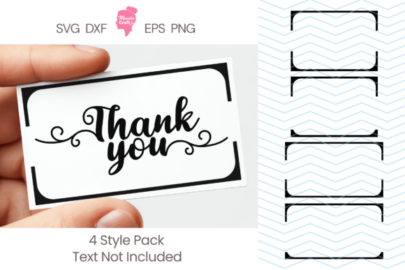 Minimal Frame SVG Bundle 4 Designs A13