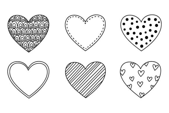 Pattern Heart SVG Bundle: Elevating Creative Projects with Versatile Vector Art
