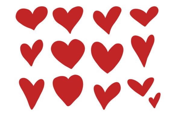 Red Heart Shape Set Love SVG Pack Art: A Workflow Guide for Designers