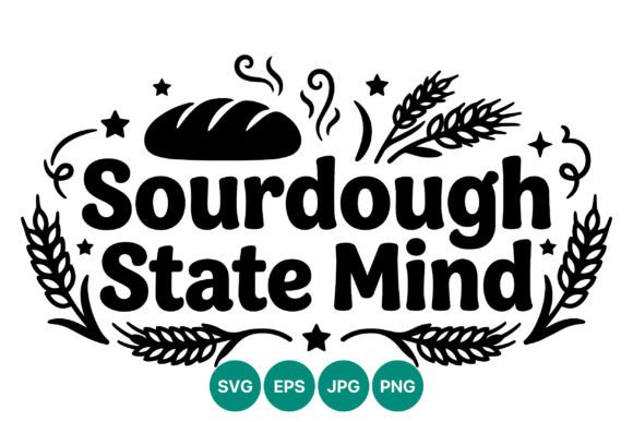 Sourdough State Mind Vector Lettering: A Strategic Asset for Brand Identity