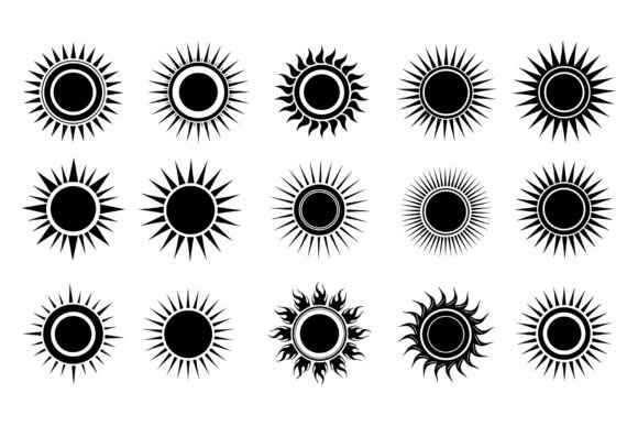 Sunburst Rays SVG Bundle: Elevating Visual Identity with Radiant Design