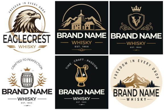 The Timeless Appeal of Whisky Vintage Logo Vector Illustrations in Modern Branding