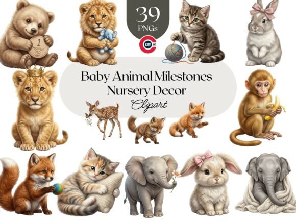 Transforming Nursery Spaces with Baby Animal Milestones Nursery Decor
