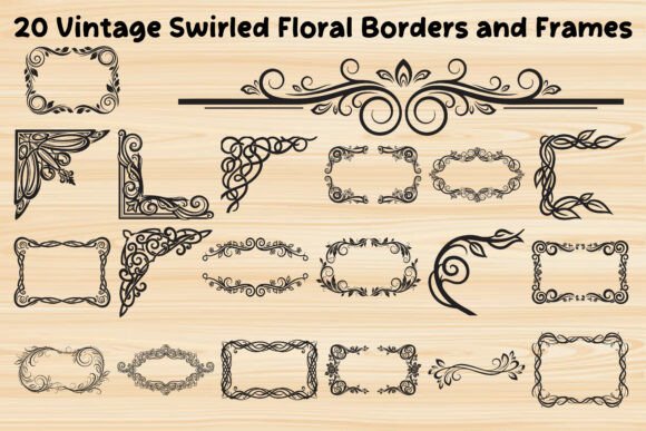 Vintage Swirled Floral Borders and Frame: A Practical Guide for Designers