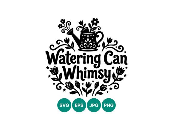 Watering Can Whimsy Floral Vector: A Practical Guide for Design Workflows
